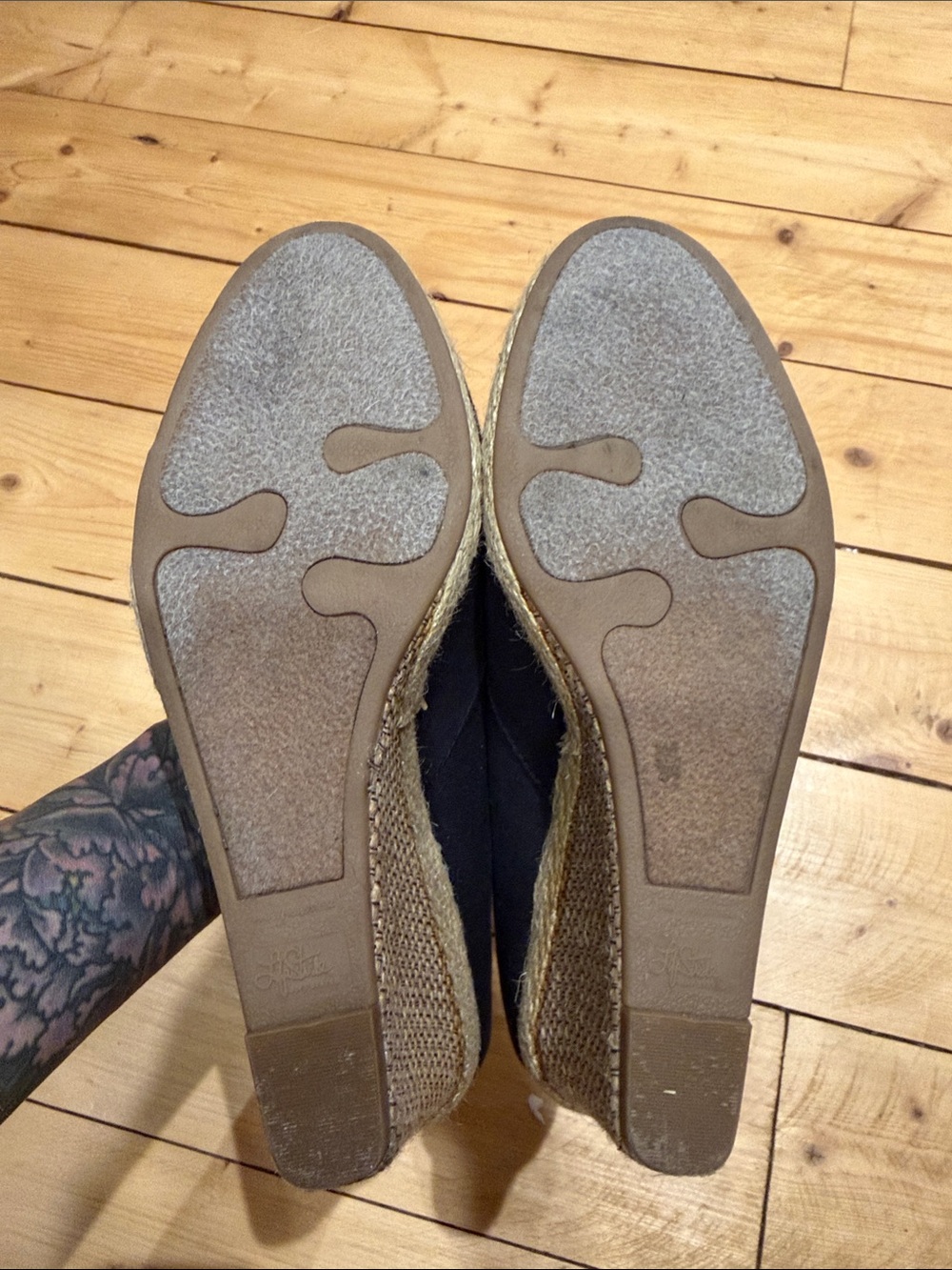 Life Stride Black Wedge Espadrille - Picture 4 of 5